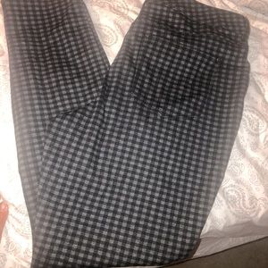 Gloria Vanderbilt Plaid Pants Size 10 Stretch Skinny leg
